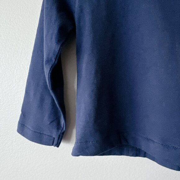 Zara blue long sleeve shirt with bow detail 6-9m - Picture 11 of 12